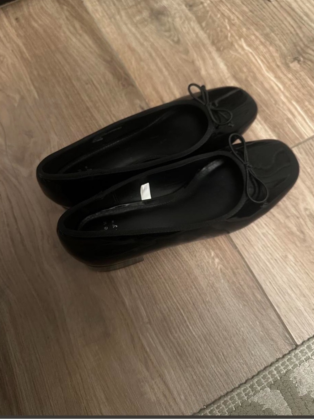 a new day Black Bow Ballet Flats